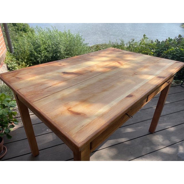 Antique Table in Fir, 1890s For Sale - Image 16 of 18