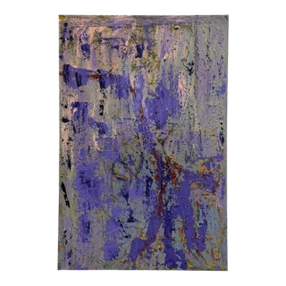Sharon Cannon "Lavender" Abstract Oil Painting Textural Modern Art For Sale