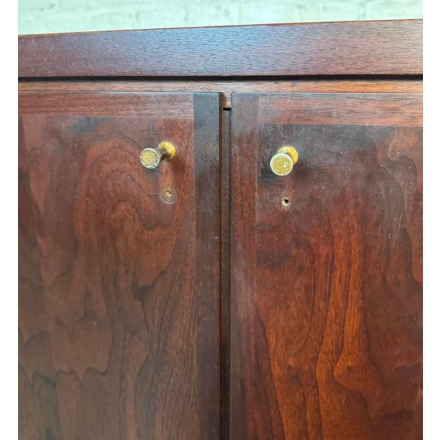 Wood Mid-Century Modern Rosewood Two-Door Cabinet For Sale - Image 7 of 12