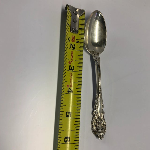 1930s Sr. Christopher Wallace Sterling Silver Flatware - 12 Piece Set For Sale In Chicago - Image 6 of 9