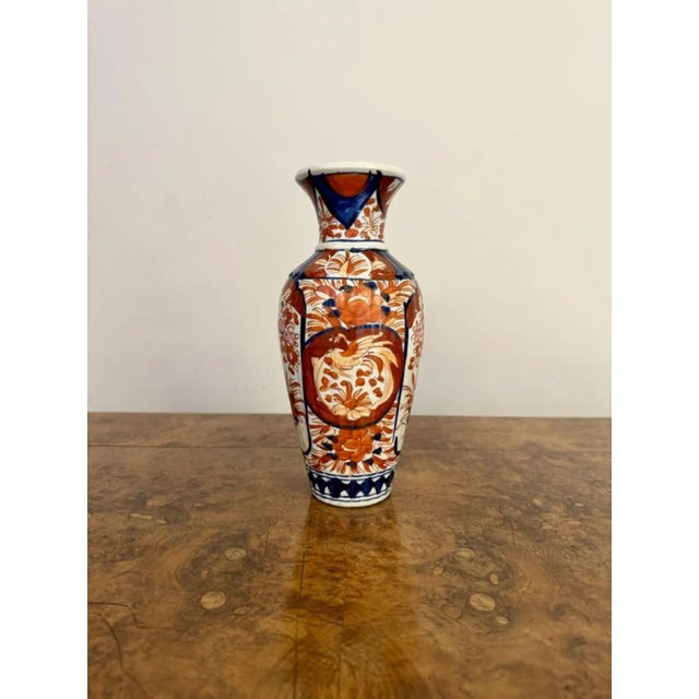 Antique Japanese Imari Vase, 1900s For Sale - Image 3 of 7