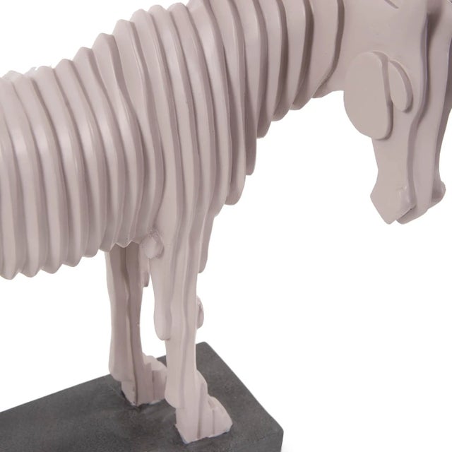 Plastic Minimalist Horse Sculpture For Sale - Image 7 of 8