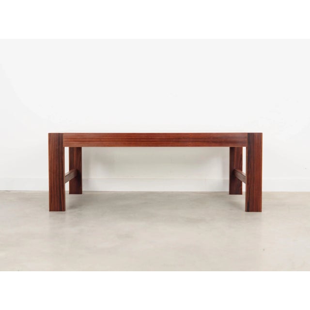 The bench was made in the 1970s, Danish production. The structure of the bench is covered with rosewood veneer. The legs...