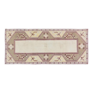 Vintage Turkish Anatolian Hand Knotted Wool Rug, 2'4x3'7 For Sale