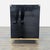 Chic Home Arezzo Black 3-Drawer Dresser/Nightstand With Gold Accents and Modern Legs, Attributed For Sale - Image 4 of 8