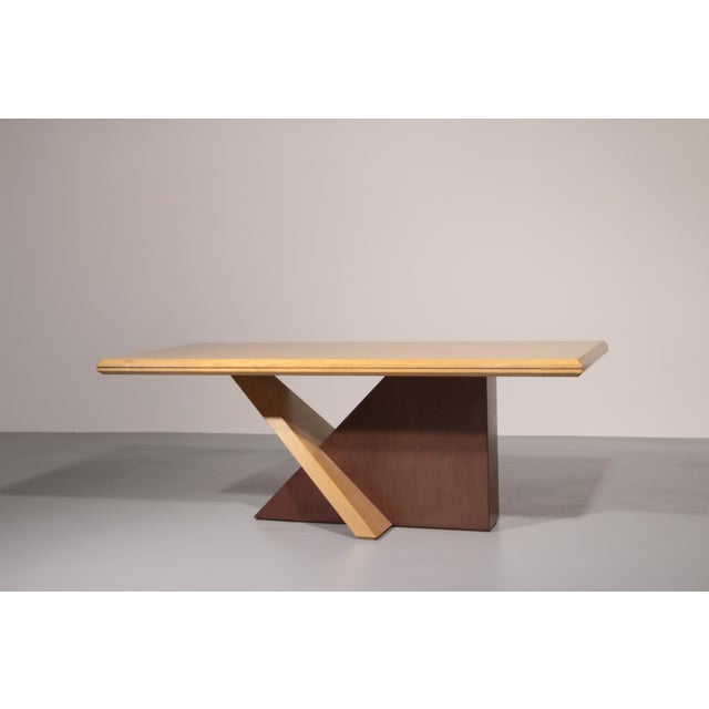 Saporiti Italia Italian Wooden Dining Table from Saporiti Italia, 1960s For Sale - Image 4 of 12