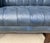Vintage Blue Leather Camelback Chesterfield Sofa For Sale - Image 13 of 18