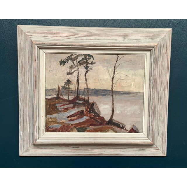 Scandinavian Artist, Landscape, 1950s, Oil on Panel, Framed For Sale - Image 10 of 16