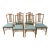 1970s Drexel Heritage Faux Bamboo Hollywood Regency Chinoiserie Dining Chairs -Set of 6 For Sale