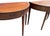 This is a pair of matching Demi Lune tables from Williams Smith, Grand Rapids, MI. Each table has one drawer. In very good...