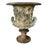 19th Century French Cast Iron Medici Borghese Garden Urns Pair For Sale - Image 10 of 18