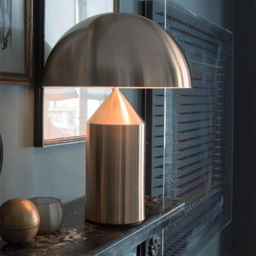 Large Small Atollo Gold Table Lamps by Magistretti for Oluce, Set of 3 For Sale - Image 9 of 11