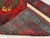 Red Philpa Tribal Wool Runner Rug With Geometric Medallions, 2'7" X 9'11" For Sale - Image 10 of 12