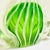 Green Large Vintage Art Glass Cat For Sale - Image 8 of 12