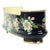 Black Antique Floral Art Nouveau Taiping Flowerpot from Villeroy & Boch, 1890s For Sale - Image 8 of 18