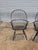 American Late 20th Century Pair of d.r. Dimes Sack Back Windsor Arm Chairs Bench Made Black Crackle Finish For Sale - Image 3 of 9