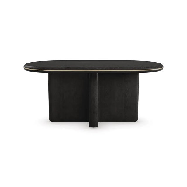 Mid-Century Modern Black Modern Dining Table For Sale - Image 3 of 7
