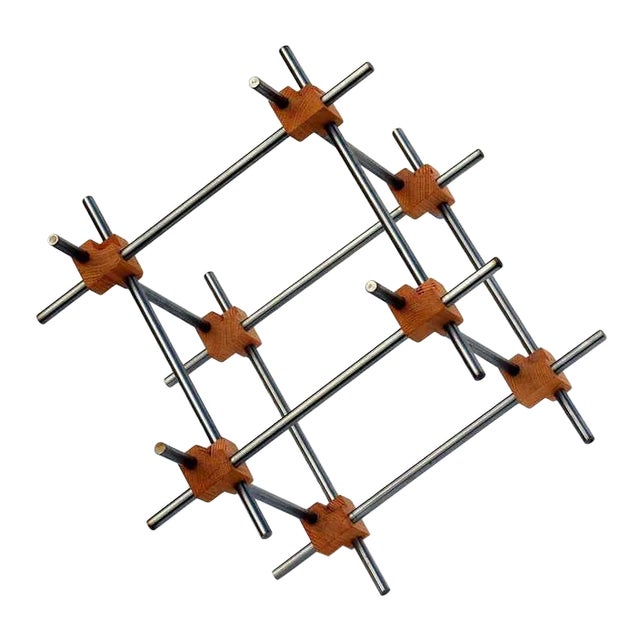 Geometric Abstract Sculpture by Alex Andre For Sale