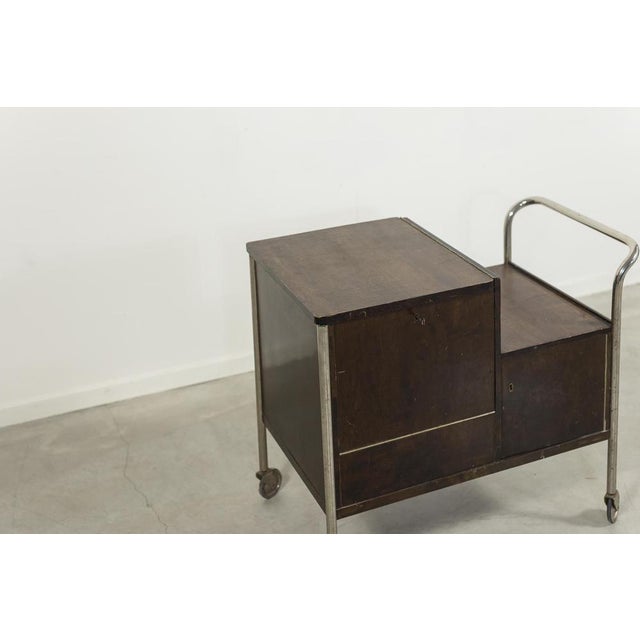 Metal Art Deco Serving Trolley, 1930s For Sale - Image 7 of 16