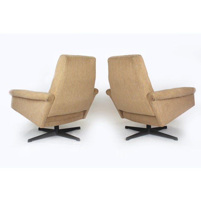 1970s Vintage Space Age Czechoslovak Lounge Chairs, 1970s, Set of 4 For Sale - Image 5 of 18