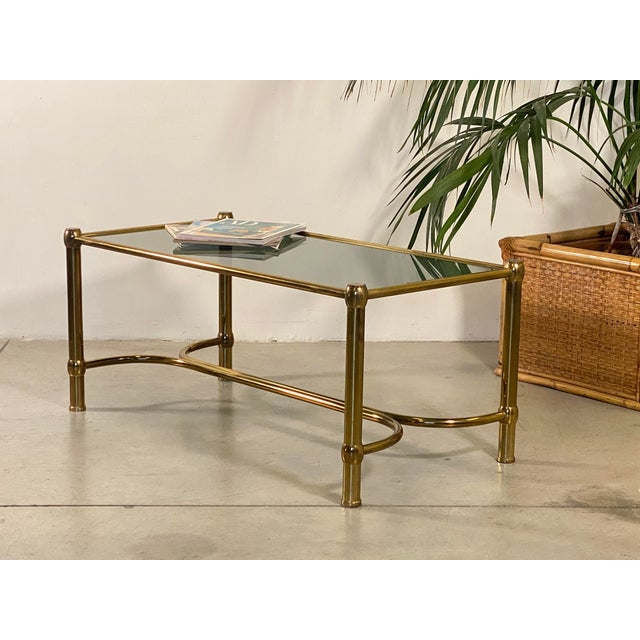 Brass Coffee Table, 1960s For Sale - Image 5 of 12
