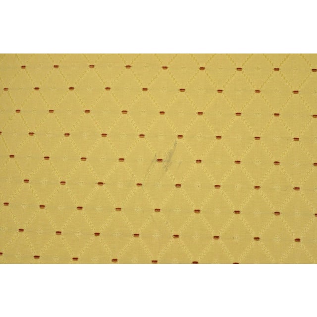 Vintage Queen Anne Style Cherry Wood Upholstered Dining Side Chairs - Set of 6 For Sale - Image 15 of 16