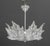 Glass Lalique Crystal "Champs-Elysees" Two-Tier Chandelier For Sale - Image 7 of 13
