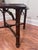 Brown Vintage Chinoiserie Chippendale Style Mahogany Solid Wood, Glass & Brass Finish Side Table For Sale - Image 8 of 12