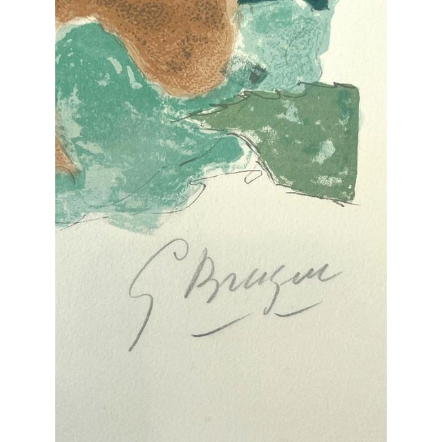 1960s Georges Braque, La Fôret Love Letter, 1963, Lithograph For Sale - Image 5 of 6