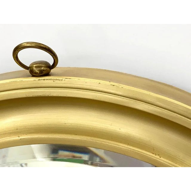 Mid-Century Italian Golden Aluminum Mirror by Sergio Mazza for Artemide, 1960s For Sale - Image 12 of 18