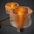 Scandinavian Modern Chandelier in Glass and Brass, 1960s For Sale - Image 9 of 14