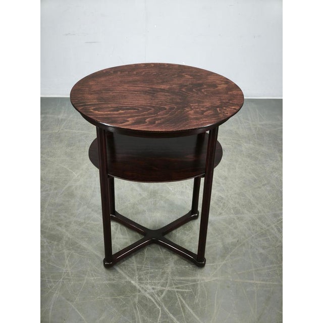 Vintage Oval Table by Josef Hoffmann for Jacob & Josef Kohn, 1890s For Sale - Image 12 of 14