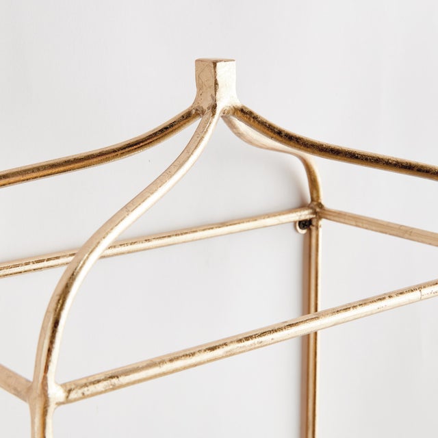 Kenneth Ludwig Chicago Abbey Mirrored Wall Shelves, Set of 2 For Sale - Image 4 of 4