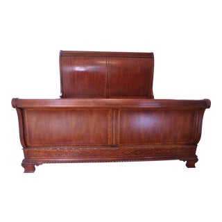 1970s Traditional King Sleigh Bedframe For Sale