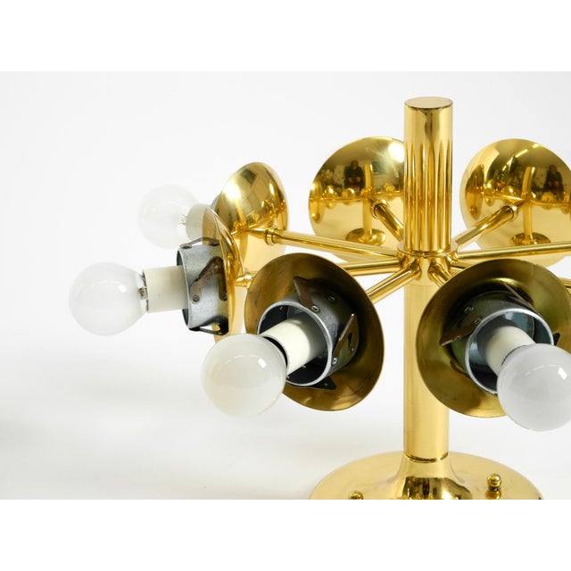 Vintage Space Age Brass Ceiling Lamp with Glass Balls from Kaiser Leuchten, 1960s For Sale - Image 14 of 18