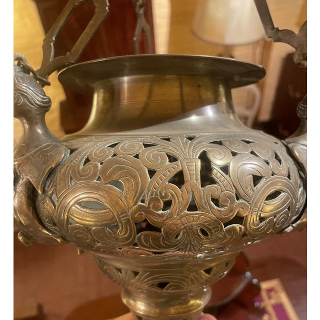 Antique German Hanging Lamp, 1500s For Sale - Image 10 of 18