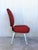 Red Set of Seventeen Conference or Dining Chairs in Steel and Red Wool For Sale - Image 8 of 13