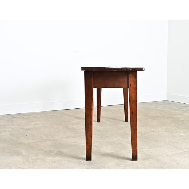 French 19th Century Oak Single-Drawer Server For Sale - Image 11 of 11