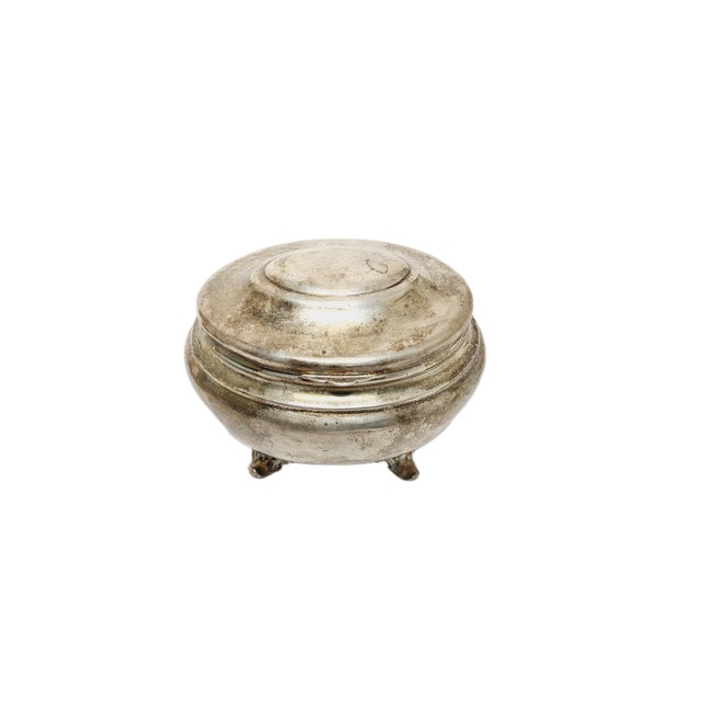 Art Deco Silver Sugar Bowl, 1950s For Sale - Image 11 of 13