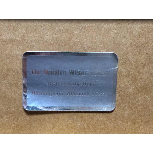 Sky Blue Mid 20th Century Out of Print Framed Auguste Rodin "Two Woman Embracing" Jacomet Reproduction For Sale - Image 8 of 8