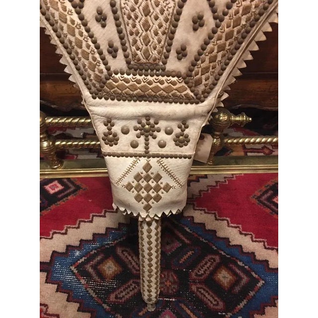 English Large Leather and Brass Bellow, 19th Century For Sale - Image 4 of 8