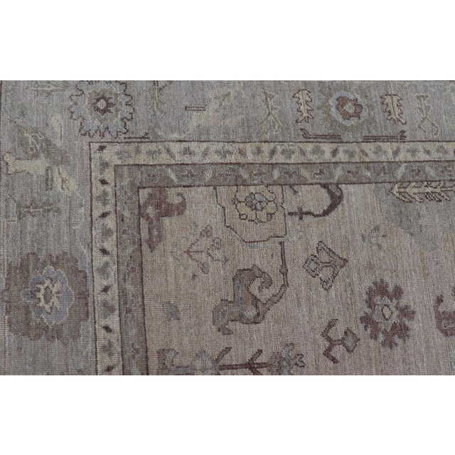 Large Angora Oushak Rug by Keivan Woven Arts 12'5 X 14'6 For Sale - Image 10 of 17