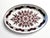 Enamel Tray with Screen-Printed Floral Decoration from Arta, Austria, 1960s For Sale - Image 11 of 11