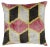 Contemporary Contemporary Velvet Pink Throw Pillow With Down Insert For Sale - Image 3 of 9