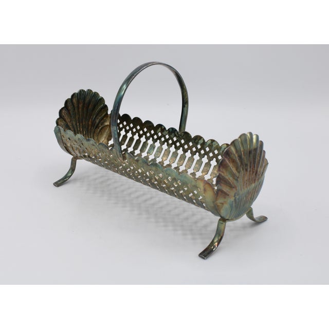 A superb English Silver Plate Biscuit Tray, perfect for housing cookies. It is charming and unique.