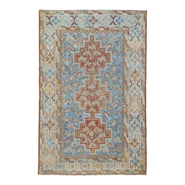 Antique Persian Shiraz Rug 3'1'' X 4'9'' For Sale
