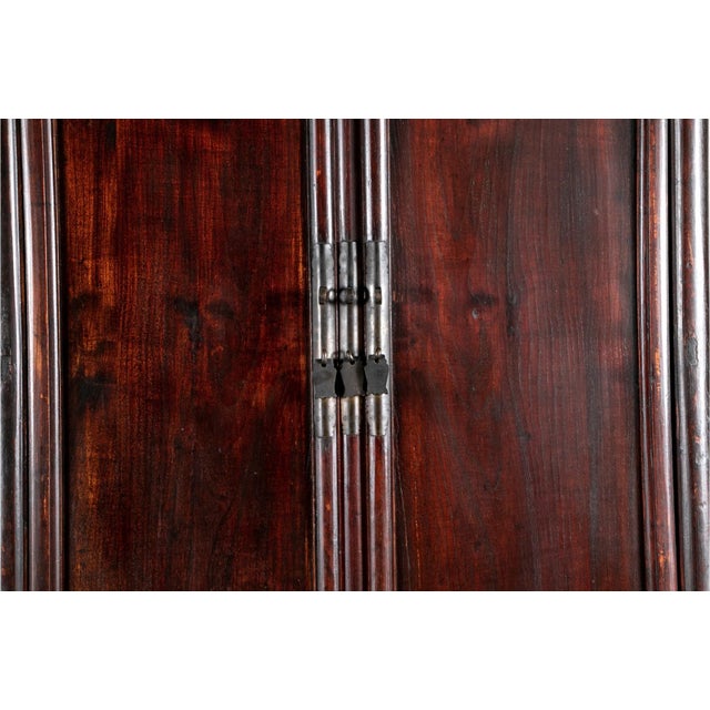 Wood Antique Chinese Scholars Storage Cabinet For Sale - Image 7 of 14