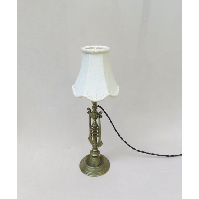 Art Nouveau Bronze Table Lamp For Sale - Image 4 of 18
