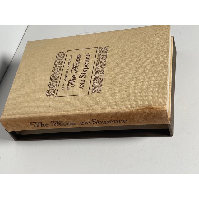 Brown The Moon and Sixpence Somerset Maugham Collectors Book For Sale - Image 8 of 10