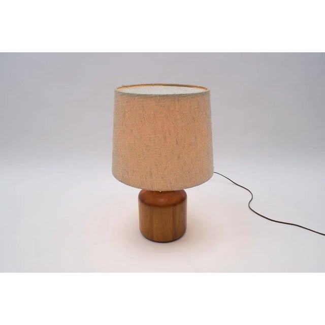 Mid-Century Modern Danish Teak Table Lamp, 1960s For Sale - Image 3 of 18